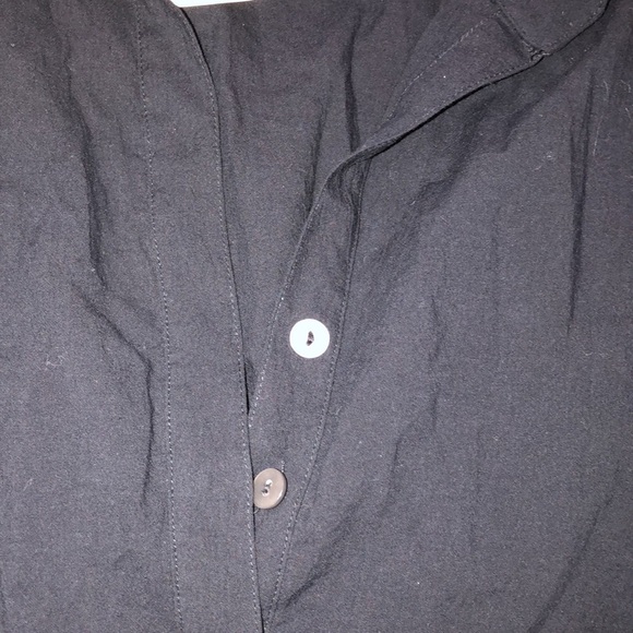 Tommy Bahama black crinkle shirt dress size small new with tags - Picture 8 of 9